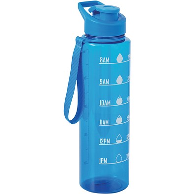 Sport-Trinkflasche AQUA LEVEL,blau