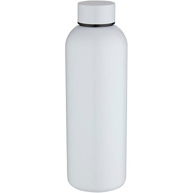 Spring 750 ml RCS-zertifizierte einwandige Sublimation Trinkflasche aus recyceltem Edelstahl, weiss