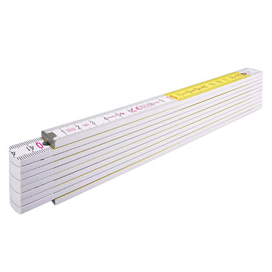 STABILA® Handwerkermaßstab, 400er Serie, weiß/gelb