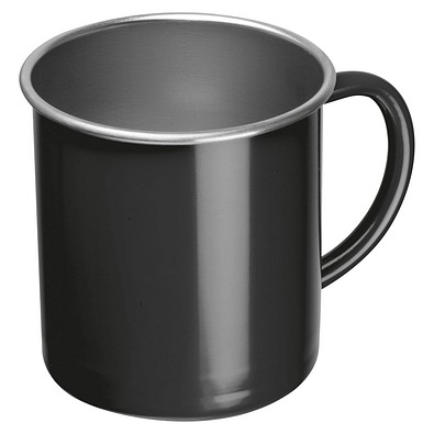 Stahltasse Trezzo,schwarz