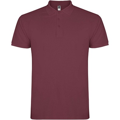 Star 200 g/m² Poloshirt für Herren, beerenrot, XS