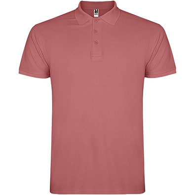 Star 200 g/m² Poloshirt für Herren, chrysanthemenrot, XS