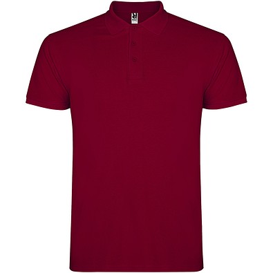 Star 200 g/m² Poloshirt für Herren, granatrot, XS