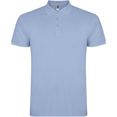 Star 200 g/m² Poloshirt für Herren, himmelblau, XS