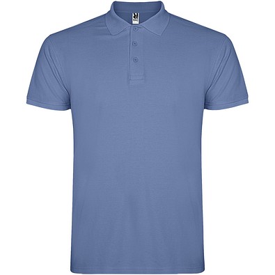 Star 200 g/m² Poloshirt für Herren, riviera blau, XS
