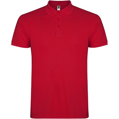 Star 200 g/m² Poloshirt für Herren, rot, XS