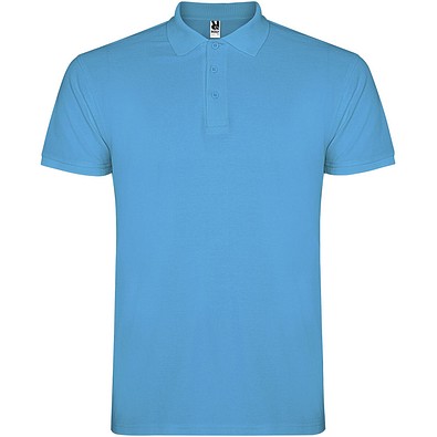 Star 200 g/m² Poloshirt für Herren, türkis, XS