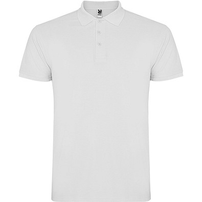 Star 200 g/m² Poloshirt für Herren, weiss, XS