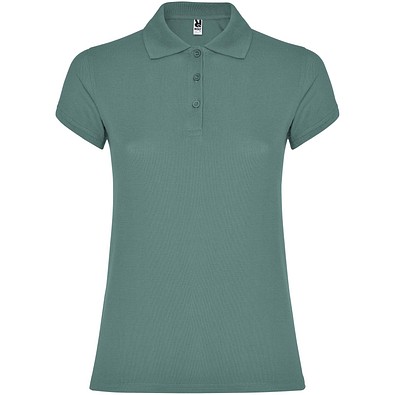 Star Poloshirt für Damen, Calm Blue, S