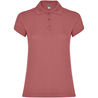 Star Poloshirt für Damen, Chrysanthemum Red, M