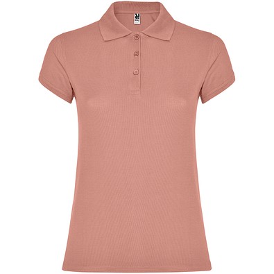 Star Poloshirt für Damen, Clay Orange, S