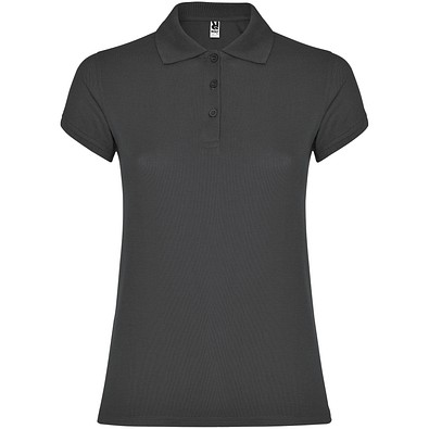 Star Poloshirt für Damen, Dark Lead, S
