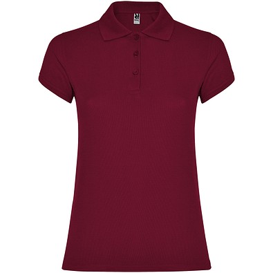 Star Poloshirt für Damen, Garnet, M