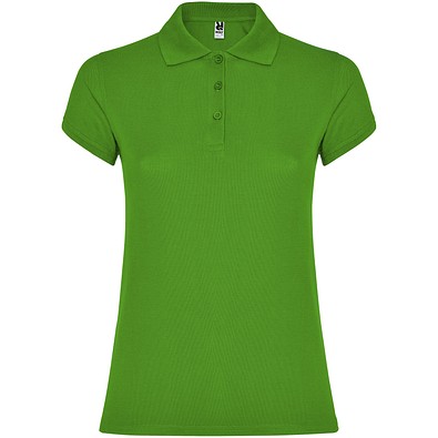 Star Poloshirt für Damen, Grass Green, 3XL