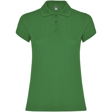Star Poloshirt für Damen, Tropical Green, S