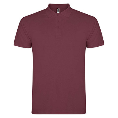Star Poloshirt für Herren, Berry Red, 3XL