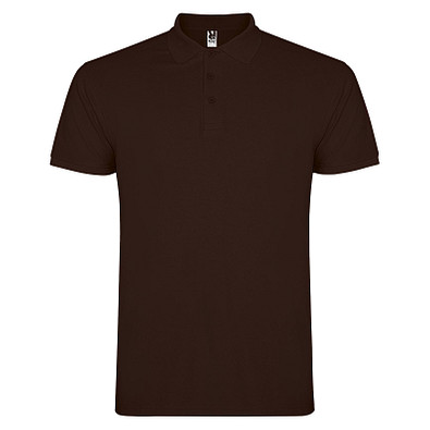 Star Poloshirt für Herren, Chocolat, 3XL