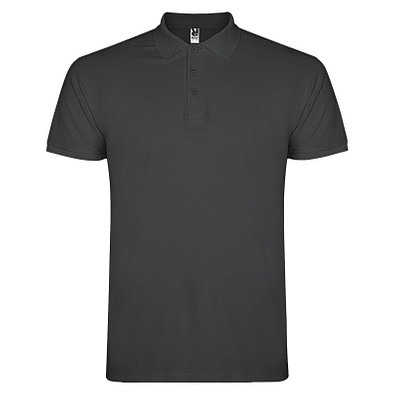 Star Poloshirt für Herren, Dark Lead, M