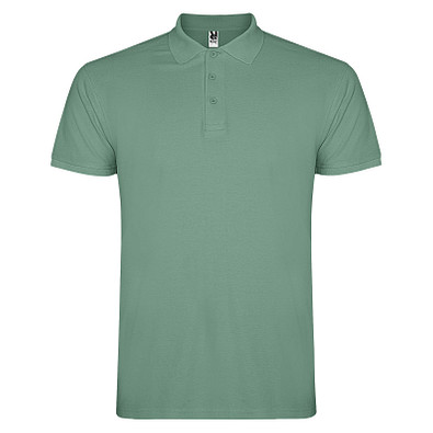 Star Poloshirt für Herren, Dark Mint, S