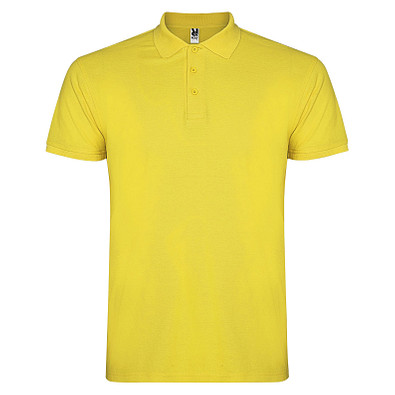 Star Poloshirt für Herren, gelb, 2XL