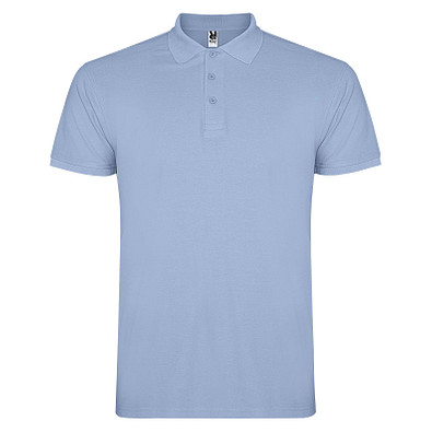 Star Poloshirt für Herren, himmelblau, XL