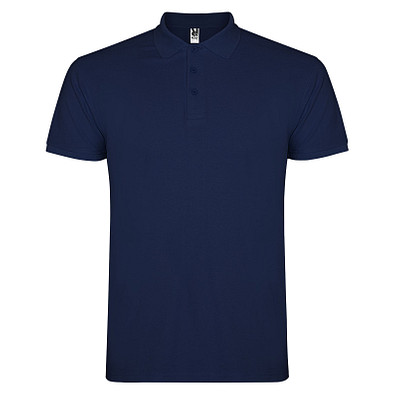 Star Poloshirt für Herren, Navy Blue, XL