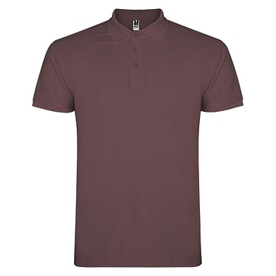 Star Poloshirt für Herren, Pale Red, 2XL