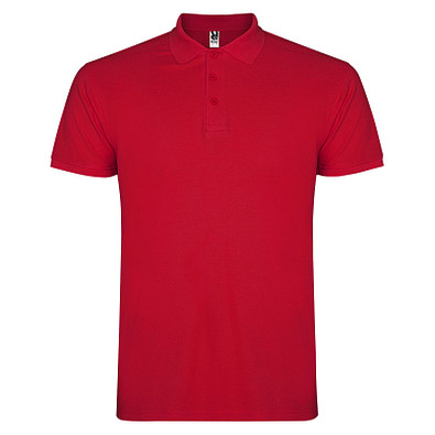 Star Poloshirt für Herren, rot, L