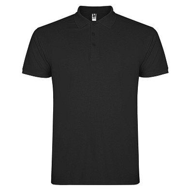 Star Poloshirt für Herren, schwarz, S