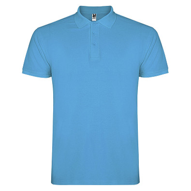 Star Poloshirt für Herren, türkis, 2XL