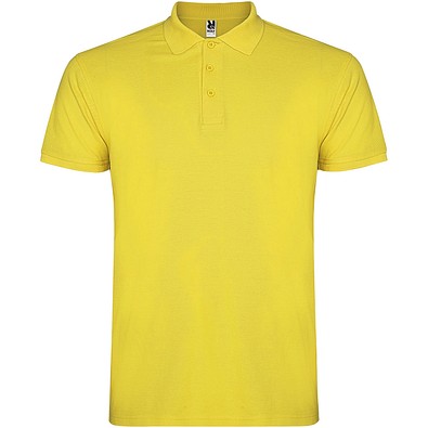 Star Poloshirt für Kinder, gelb, 5/6