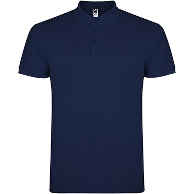 Star Poloshirt für Kinder, Navy Blue, 7/8