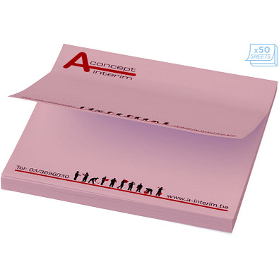 Sticky-Mate® Haftnotizen 75 x 75, 25 Blatt, hellrosa