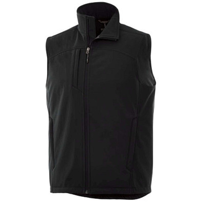 ELEVATE Herren Weste Softshell Bodywarmer Stinson, schwarz, S ELEVATE Herren Weste Softshell Bodywarmer Stinson, schwarz, S