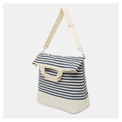 Strandtasche JUIST,beige, blau