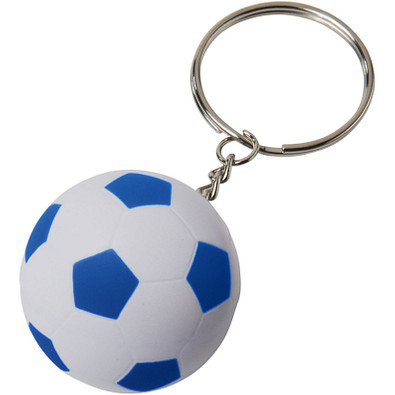 Striker Fußball Schlüsselanhänger, weiss,royalblau Striker Fußball Schlüsselanhänger, weiss,royalblau
