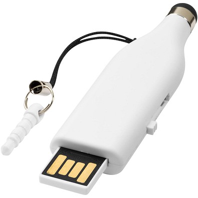 Stylus USB-Stick, weiss, 4GB