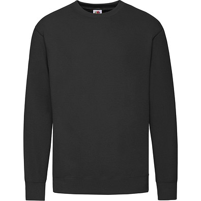 Sweatshirt Lightweight Set-In S Unisex, XL, SCHWARZ