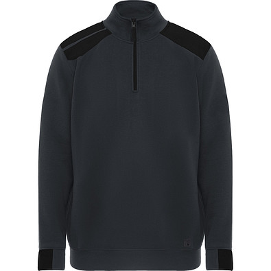 Farblich kombiniertes Sweatshirt Maverick, XXXL, bleigrau/schwarz