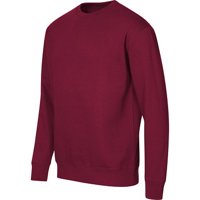 MALFINI Sweatshirt unisex Crew, L, garnet