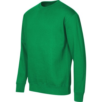 MALFINI Sweatshirt unisex Crew, L, grasgrün