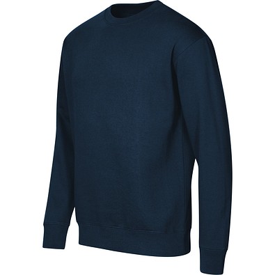 MALFINI Sweatshirt unisex Crew, L, marineblau