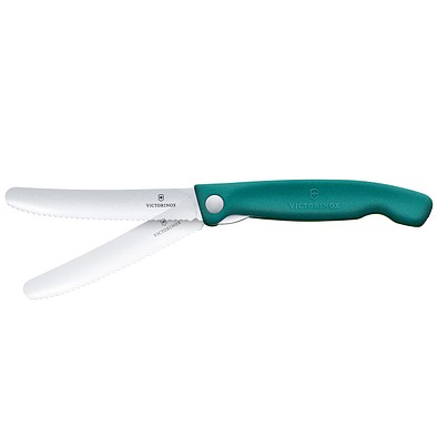 Swiss Classic faltbares Gemüsemesser, kale green