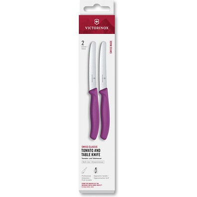 Swiss Classic, Tomaten & Tafelmesser, 2tlg, violett