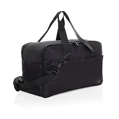 Swiss Peak Aware™ RPET 15,6" Laptop-Wochenendtasche, schwarz