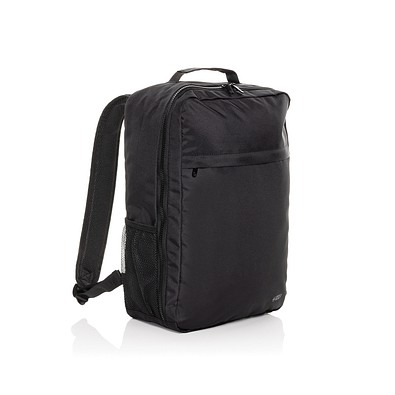 Swiss Peak Aware™ RPET Essential 15.6" Laptop-Rucksack, schwarz