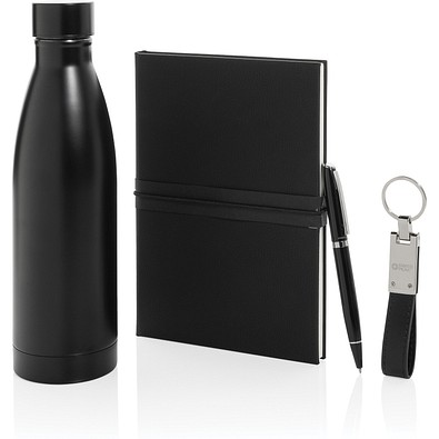 Swiss Peak RCS Deluxe Business-Set mit Flasche, schwarz