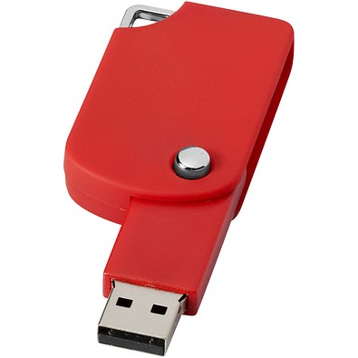 Swivel Square USB-Stick, rot, 4GB