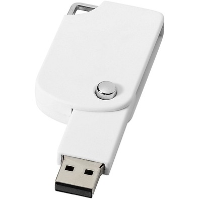 Swivel Square USB-Stick, weiss, 32GB
