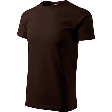 T-Shirt Herren Basic, 2XL, kaffee